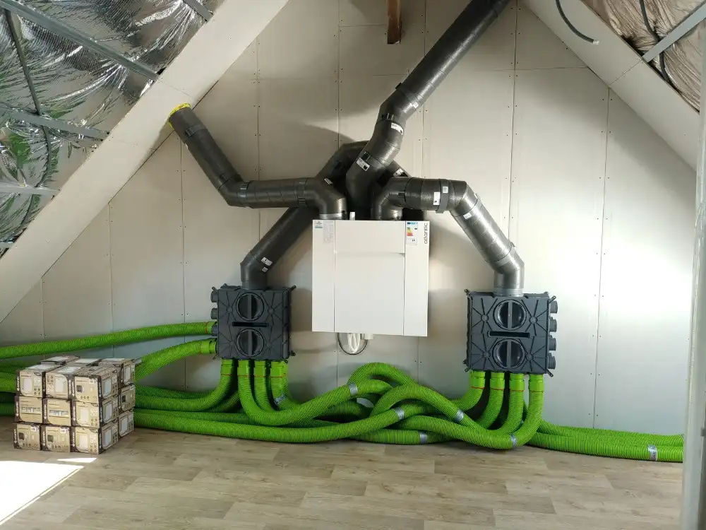 Réalisation ventilation, Dsnergie, électricien chauffagiste à Bourgneuf
